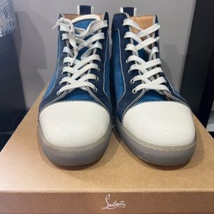 Christian louboutin mens patent/suede size 46